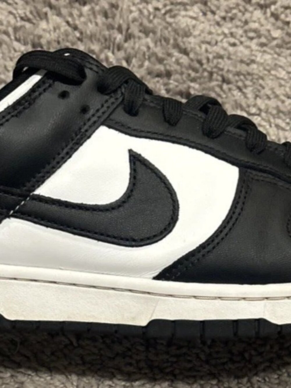 Nice! Nike Dunk Low Retro 'Panda' DD1391-100 White/Black Men’s Size 10